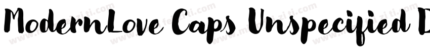ModernLove Caps Unspecified Didact字体转换
